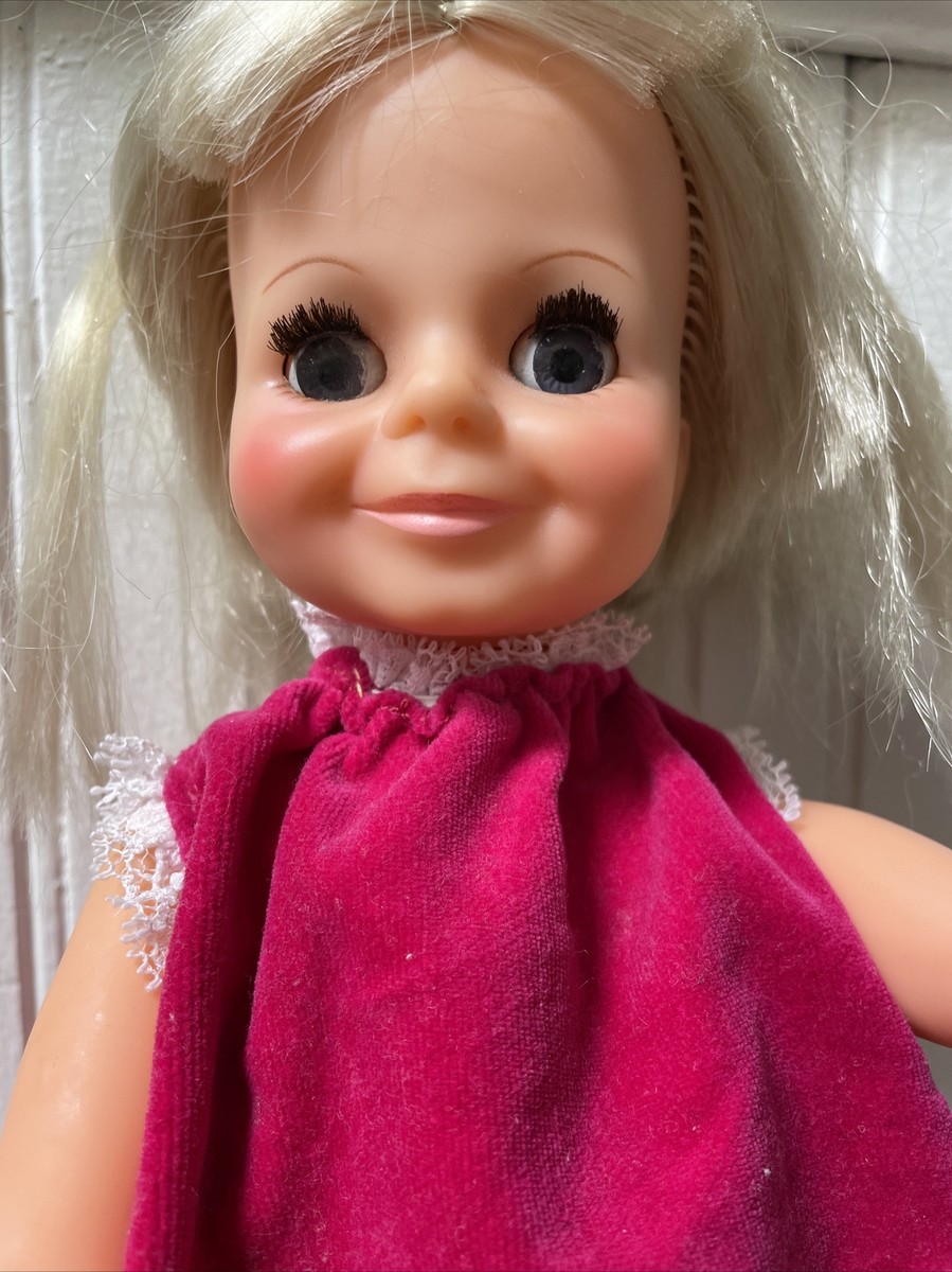 Velvet Doll VINTAGE Ideal Crissy Family 1970s Velvet Doll Growing