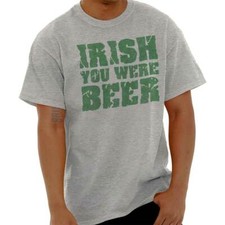 Funny Irish Drinking Pub Bar St Patty's Day Womens or Mens Crewneck T Shirt Tee