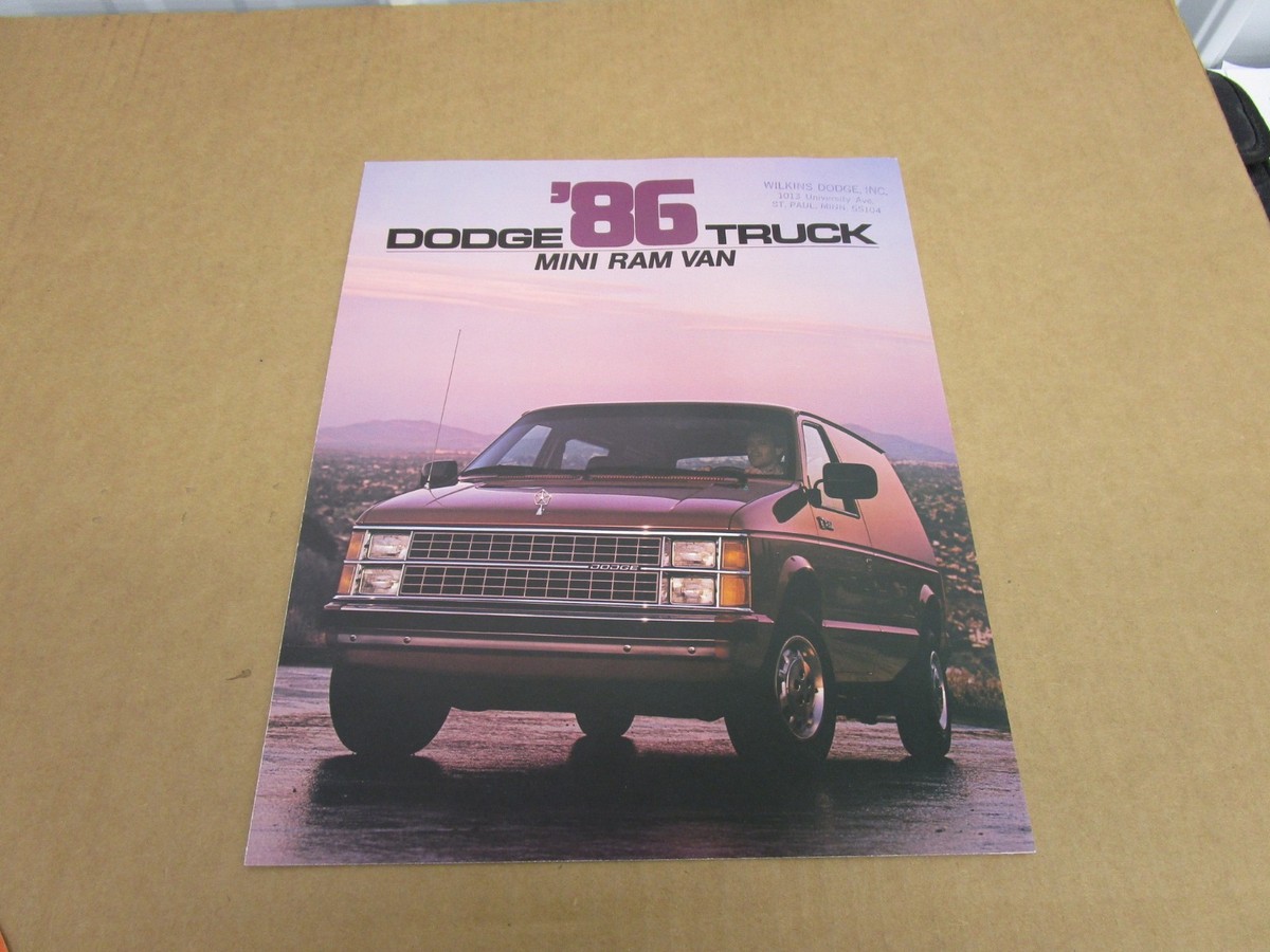 Dodge Mini Ram 1986 Dodge Van No Reserve: 1986 Dodge Power Ram 50