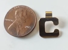 Vintage SPEIDEL INITIAL CONECTION 12K GOLD FILLED LETTER PENDANTS Letter C