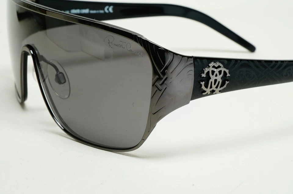 Gafas de sol Roberto Cavalli 2006 vintage negro gris escudo Icario 394S 731 211124 Foto 4 de 4