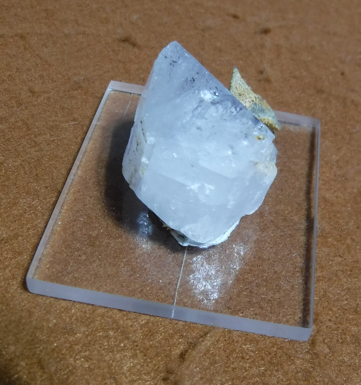 Nice sized Book Cliffs Barite crystal with matrix.  Garfield County, Colorado