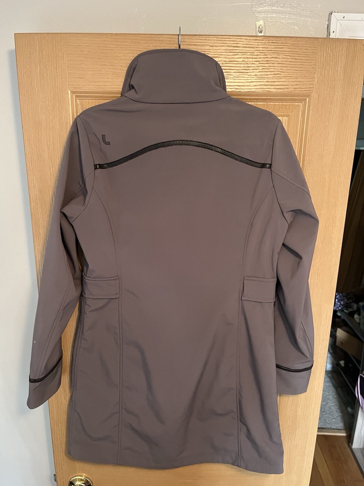 Lole Gray Softshell Trench Activewear Women's Med… - image 12