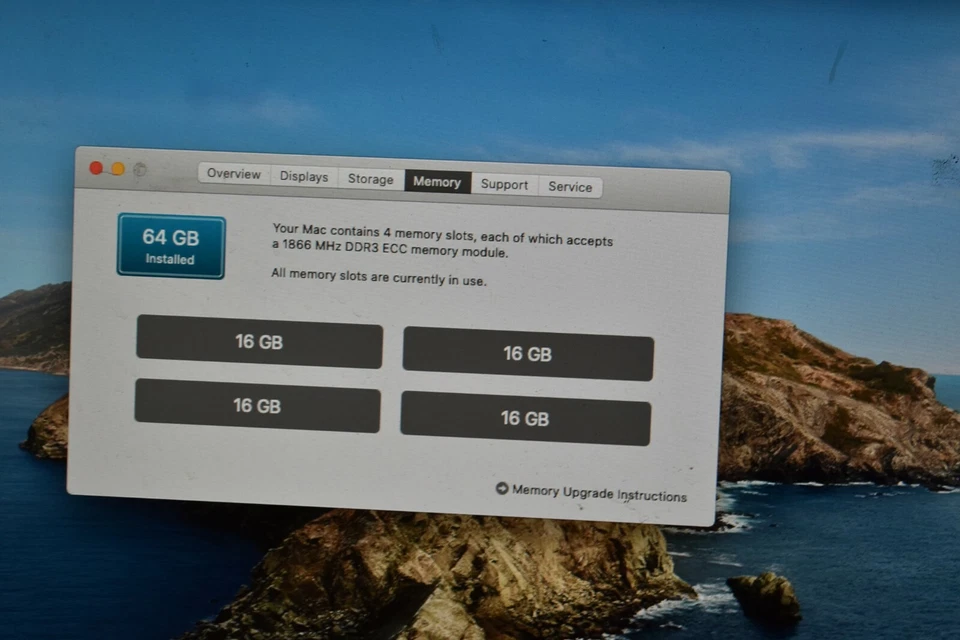 Apple Mac Pro 2013 12 Core Xeon E5 2.7GHz 64GB ECC RAM 500GB SSD Dual D300 GPU - Image 4 of 4