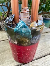 Emergent 2 Ft. Premier Loaded Orgone Art Cloudbuster W/ Rough Stones -Chembuster