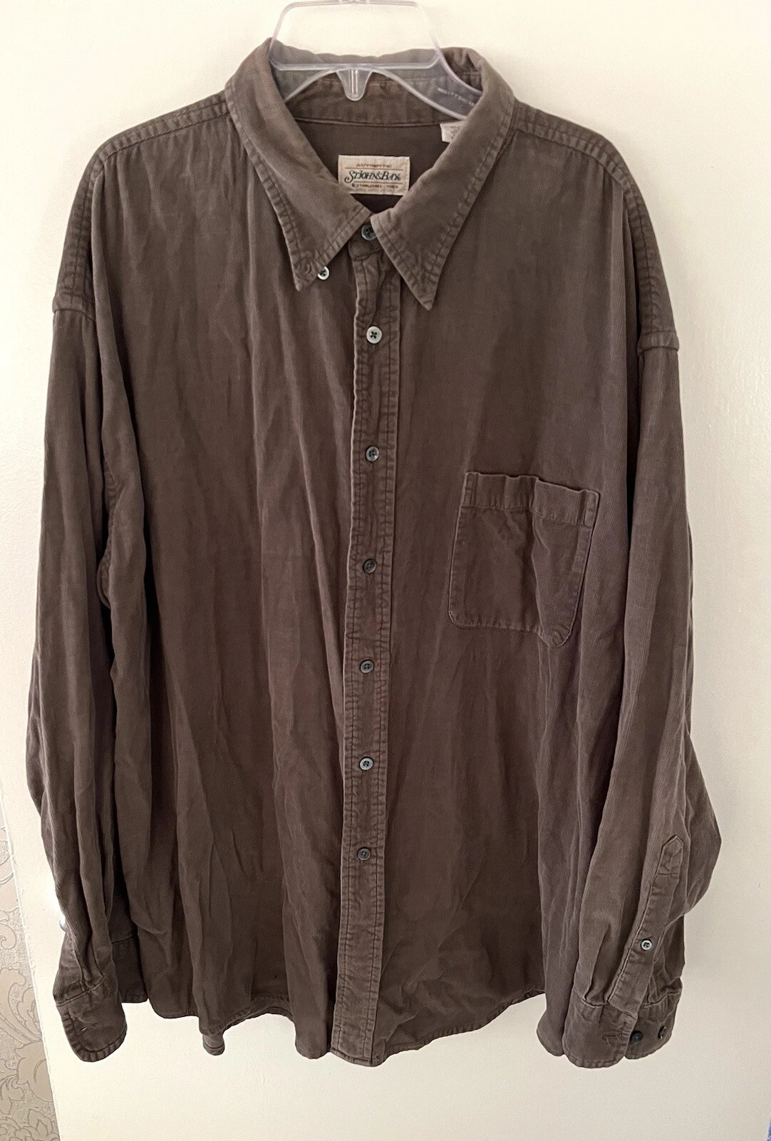 St John's Bay Corduroy Shirt Size XL