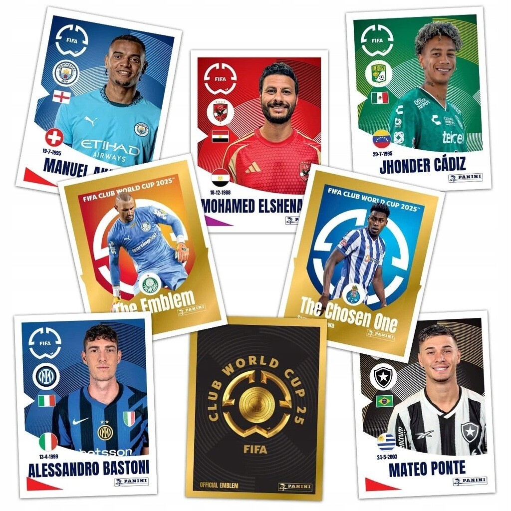 50 Stickers Panini FIFA WORLD CUP 2025 Sticker Collection