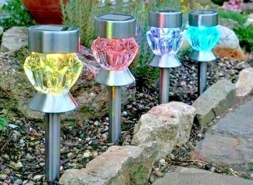 Garden lights on sale solar ebay