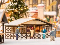 H0 Weihnachtsmarktstand Noch 14392 Neuheit!!!!