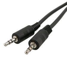 3.5mm 1/8-Inch Male Mini Plug Stereo Audio Cable 12ft 
