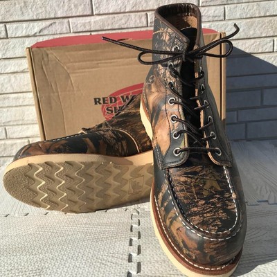 Red Wing Irish Setter US9 MOSSY OAK 8884 Leather Boots for men