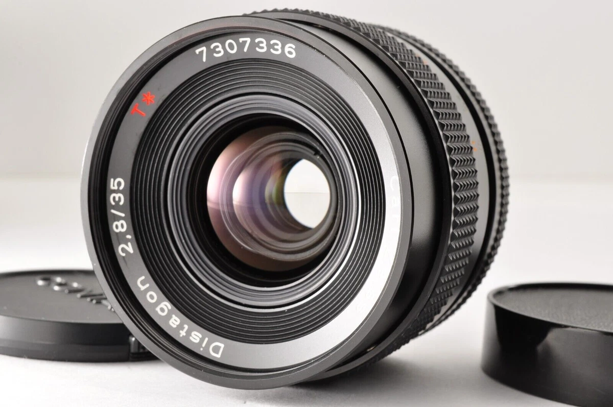 Near Mint Contax Carl Zeiss Distagon T* 35mm F2.8 MMJ Lens C/Y From JAPAN #EI04