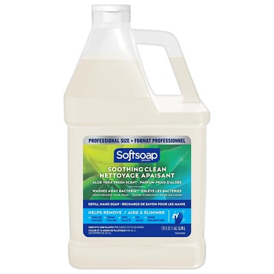 Liquid Hand Soap Refill Soothing Clean Aloe Vera Fresh Scent - 1 Gallon
