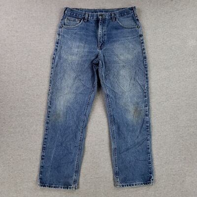 Vintage Carhartt 36x32 Relaxed Fit Jeans Very Heavy Weight B18 Straight Leg Work