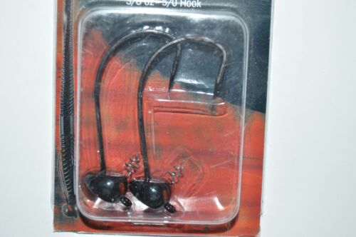 yum pumpkin ed jig Edwin Evers flat head shaky 3/8oz black 5/0 hook - Picture 2 of 3
