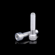 Alu-Schweißbolzen M6 - 100 Stück, Verschiedene Längen, Silber