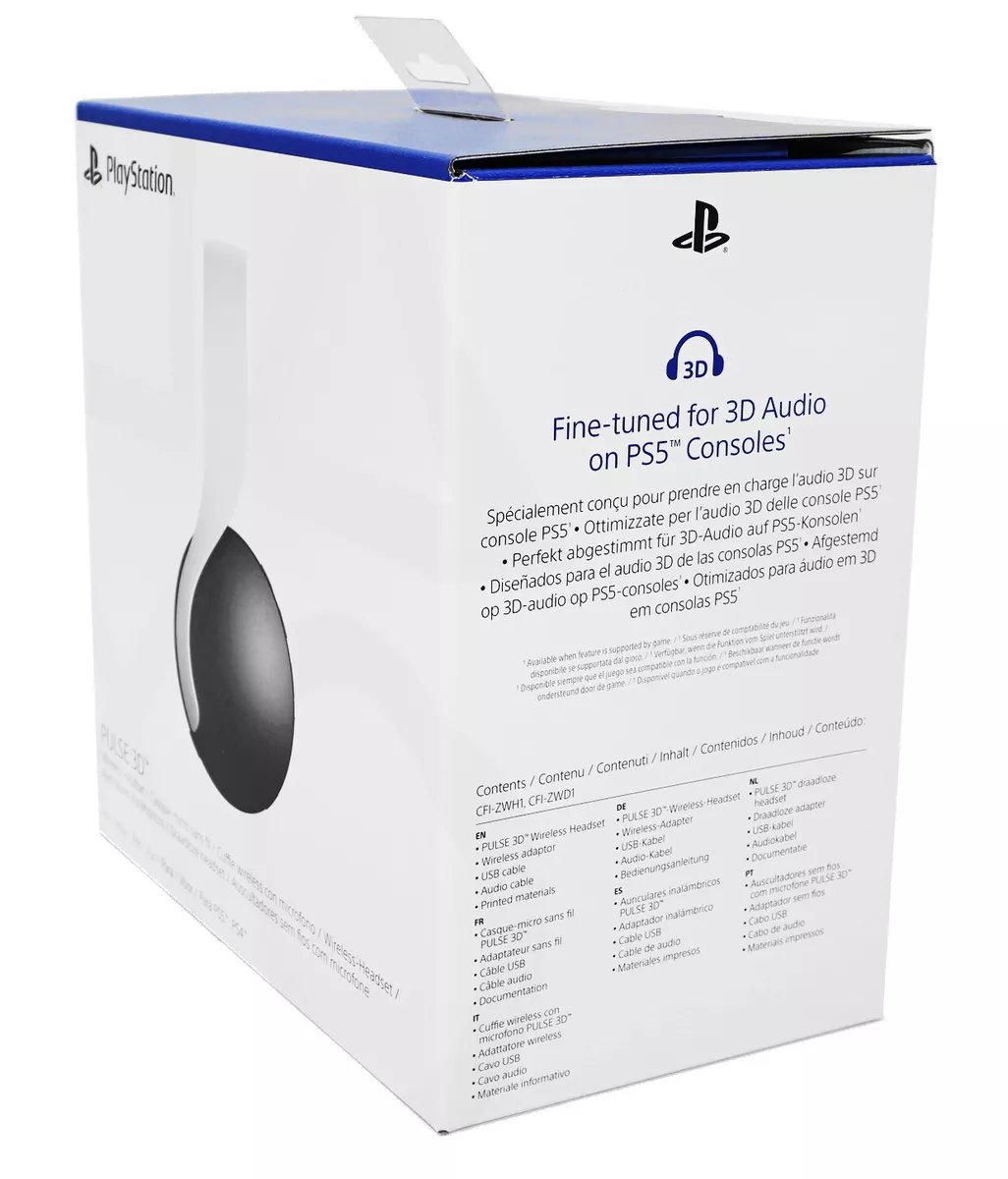 SONY PULSE 3D - Auriculares Inalámbricos - Audio 3D PS5