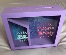 Glass Front Prosecco Money Box