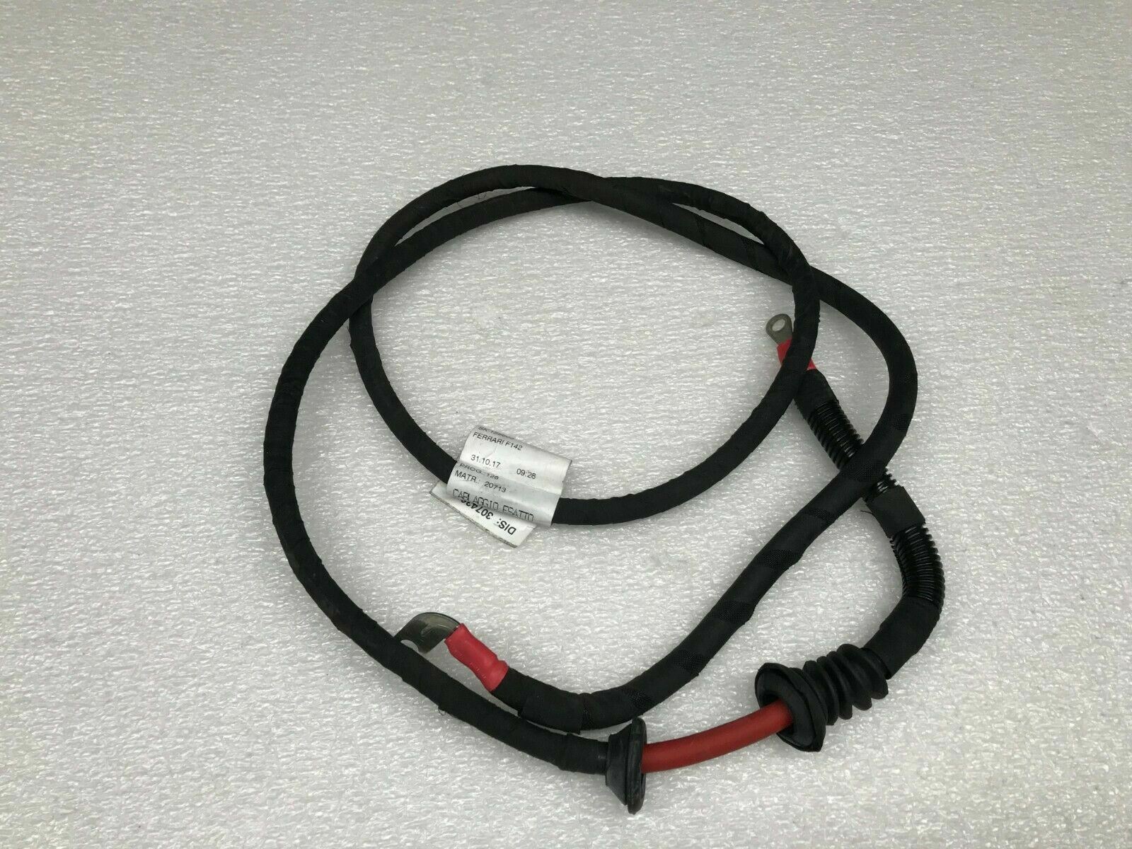 FERRARI 488 GTB SPIDER PISTA POSITIVE BATTERY CABLE OEM 307436