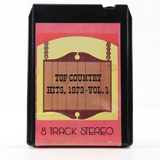 Top Country Hits, 1973 Vol. 1 8-Track Tape REFURBISHED, Charm AA-2010 TESTED