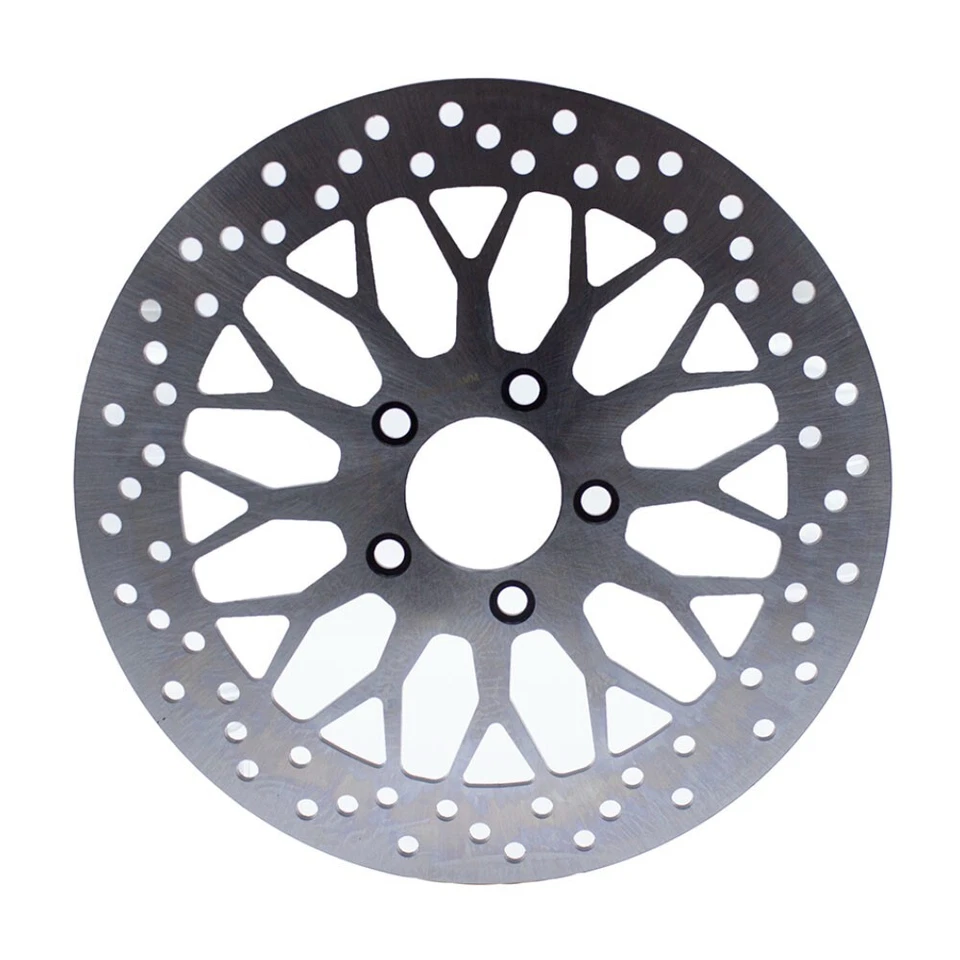 11.5" Front Brake Rotor Disc and Pads for Harley Dyna Softail Sportster 00-14 Foto 2 de 4