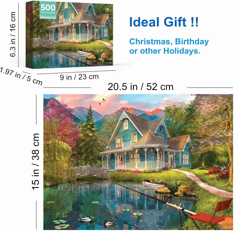Mountain Villa Jigsaw Puzzle 500 Teile