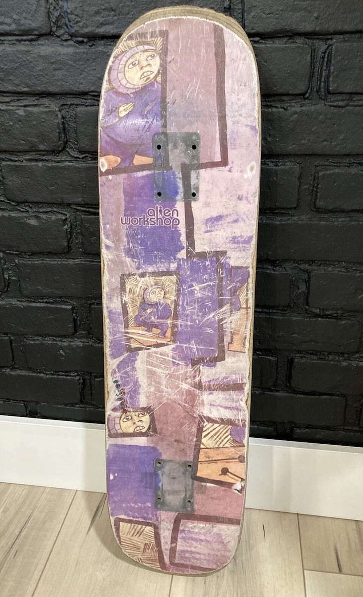Vintage 1996 ALIEN WORKSHOP 'The Lancer' Everslick Skateboard Deck