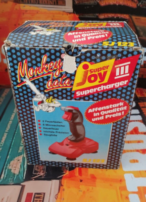 Quickjoy III Supercharger (Commodore Atari 64 Amiga) (works) Joystick OVP 8-bit