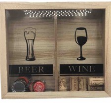 Wine Cork And Beer Cap Collector Display Box ...