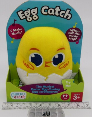 Egg Catch Chick Plush Music Tossing Musical Chuckle & Roar Toy Chicken