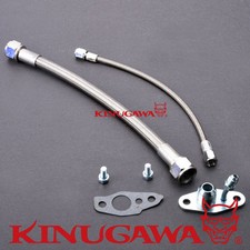 Turbo Oil Feed -8an Drain Line Kit For Toyota Ct12 Ct20 Ct26