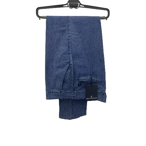 Pantaloni Uomo Eleganti Capri Slim Fit Made in Italy Pantalone Cotone Leggero eB