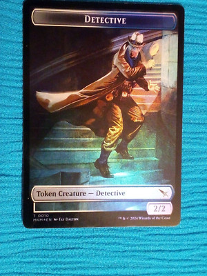 FOIL Double Sided Token Detective / Spirit Murders At KArlov Manor Magic MTG