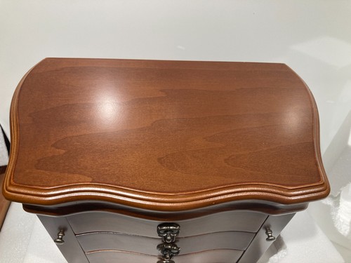 Hives and Honey Louis Jewelry Box, Dark Walnut 13" H x 14" L x 8" W - Picture 2 of 19