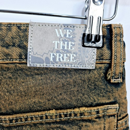 Free People - Deep Trance Dropped Boyfriend Jeans - Brown - 24W - UK 6 - RRP £88 - Picture 7 of 10