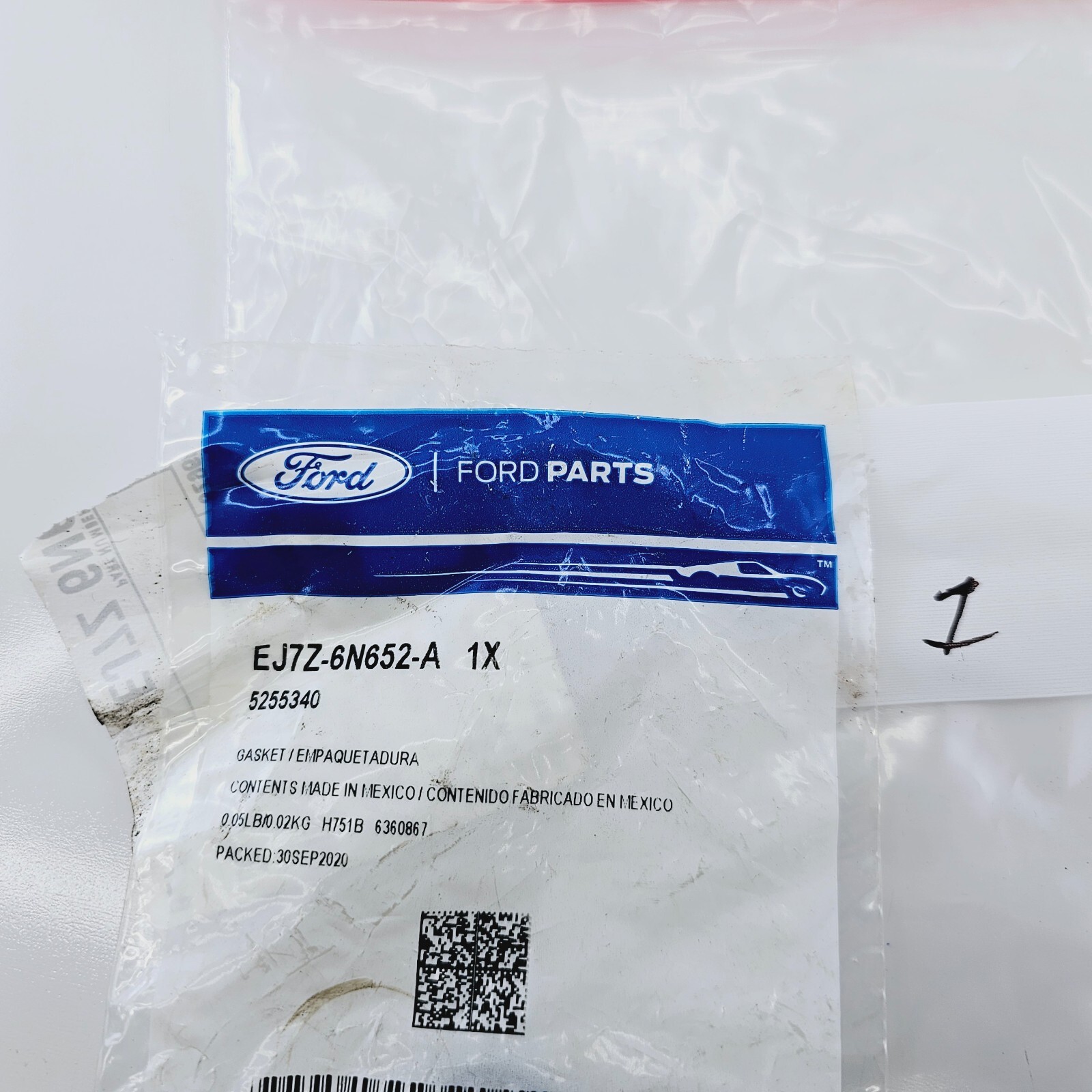 New Genuine Ford Turbocharger Oil Return Tube Gasket EJ7Z-6N652-AT | eBay