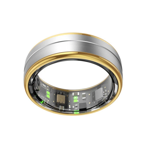Neuer Smartring SR06 Silber&Gold, Größe 12 / 28