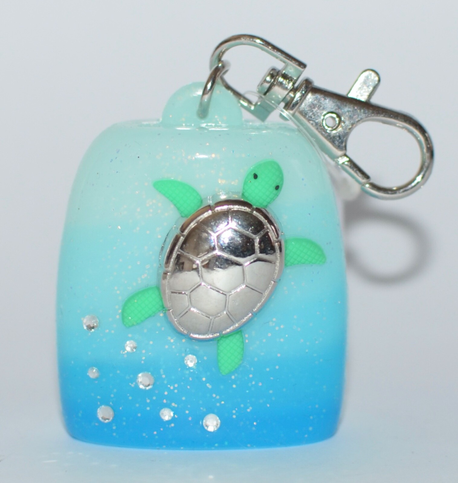 BATH & BODY WORKS BLING SEA TURTLE POCKET. BAC HOLDER SLEEVE H AND