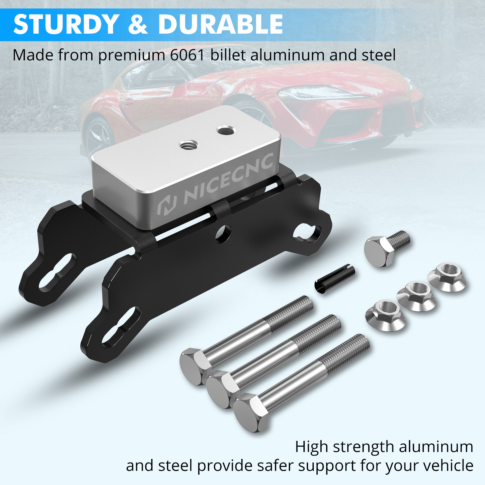 Pair 34 Ton Jack Stand Adapter For BMW For MINI For Toyota SUPRA For