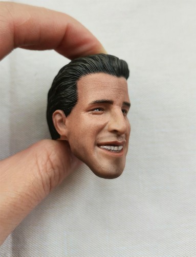 1/6 Model European America Man Head Sculpt Smile Fit 12'' Muscle Action Figures - Picture 3 of 6