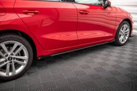 Side Flaps Audi A3 8Y Schwarz Hochglanz