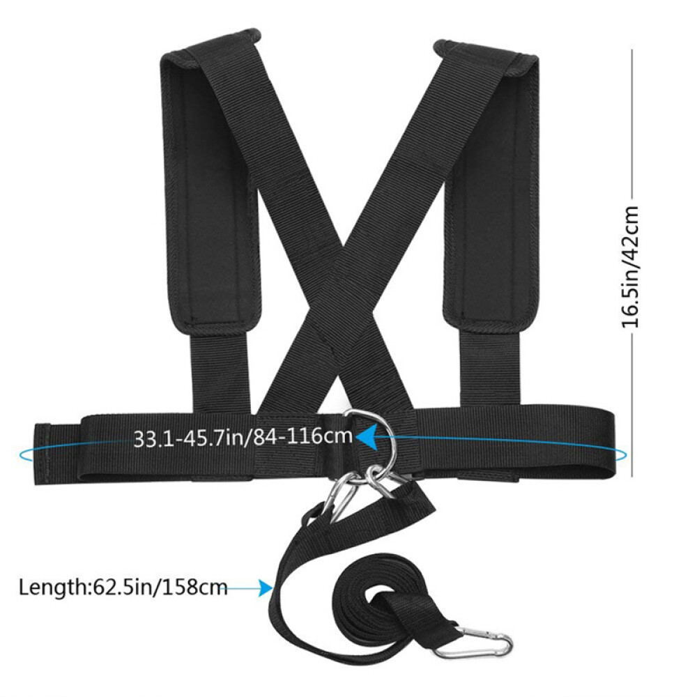 Fitness Sled Harness Resistance Speed Training Sports Athletics
