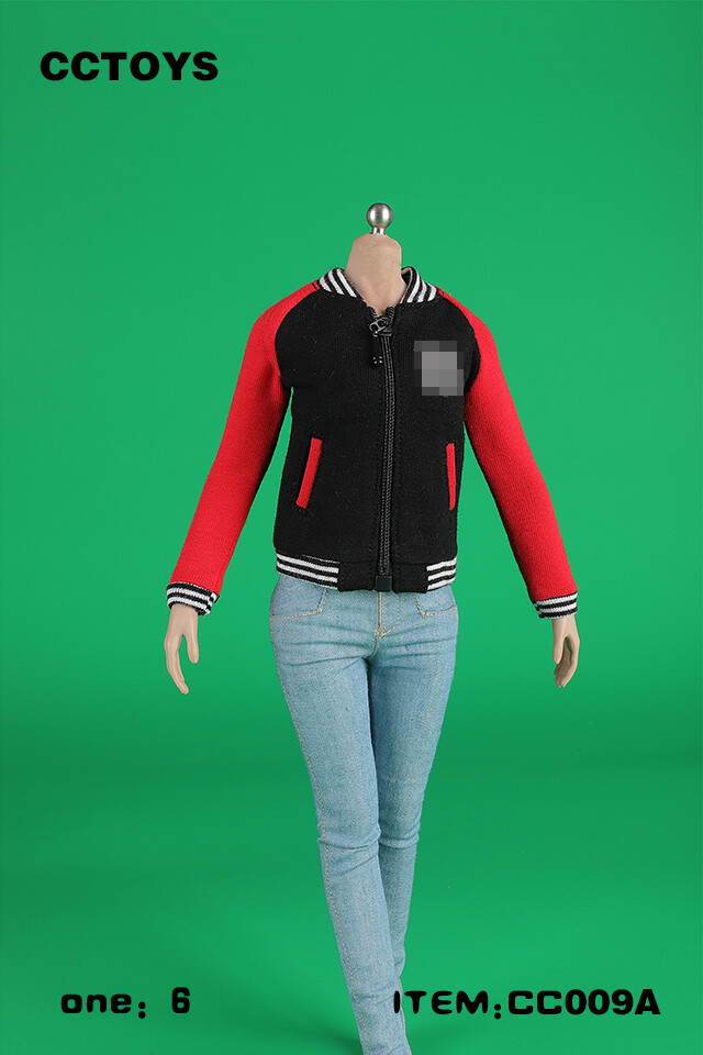 CCTOYS CC009 1/6 Baseball Coat Sport Clothes For 12" Female Action