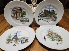REVOL La Porcelaine FRANCE 7.5” Plates Cheese Set Of 4