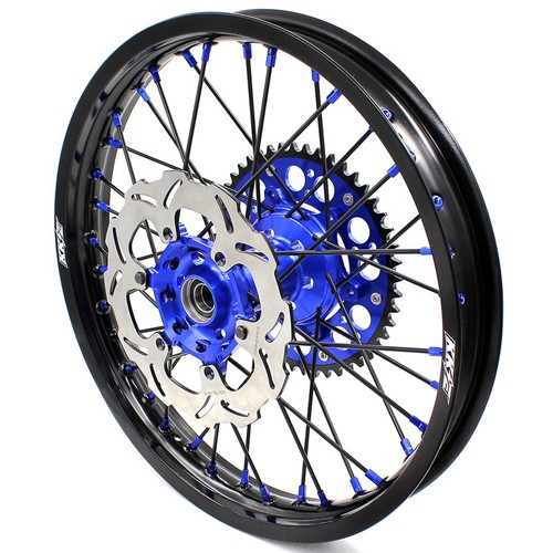 KKE 21/19 CNC Dirt Bike Wheels for YamahaYZ125 YZ250 1999-2016 Discs Black Spoke - Picture 10 of 17