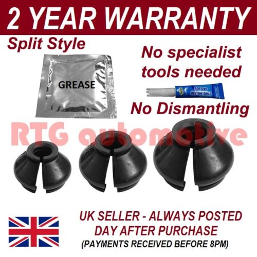 UNIVERSAL SPLIT BALL JOINT TRACK ROD END RUBBER BOOT GAITER KIT FITS ALL CARS - Afbeelding 1 van 1