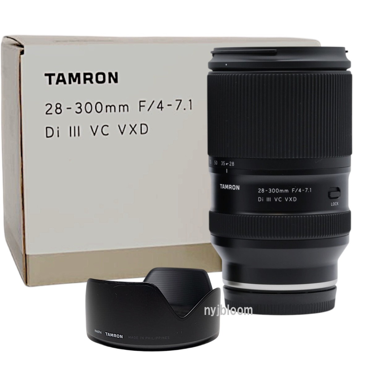 New TAMRON 28-300mm F4-7.1 Di III VC VXD Lens (Sony E Mount
