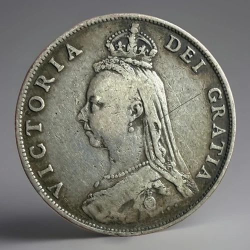 Photo of a 1887 Victoria Florin from an eBay listing that sold on Jul 5, 2026