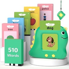 Toddler Toys Talking Flash Cards with 510 Sight Words, Montessori Learning To...