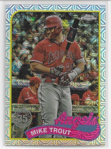2024 TOPPS SERIES MIKE TROUT MOJO REFRACTOR CARD No.T89C-17